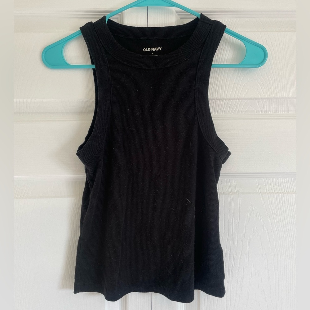 Old Navy Black Ribbed Tank